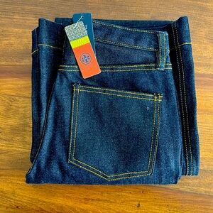 NWT Tory Burch High Rise and Flare jeans size 24